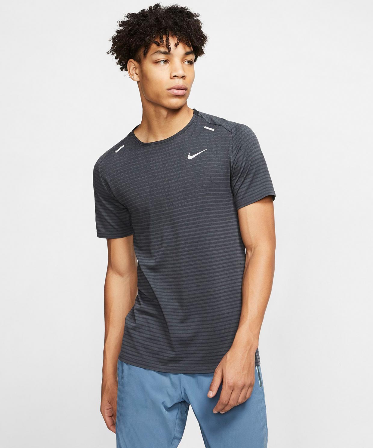 Nike TechKnit Ultra Erkek Siyah T-Shirt CJ5344-010