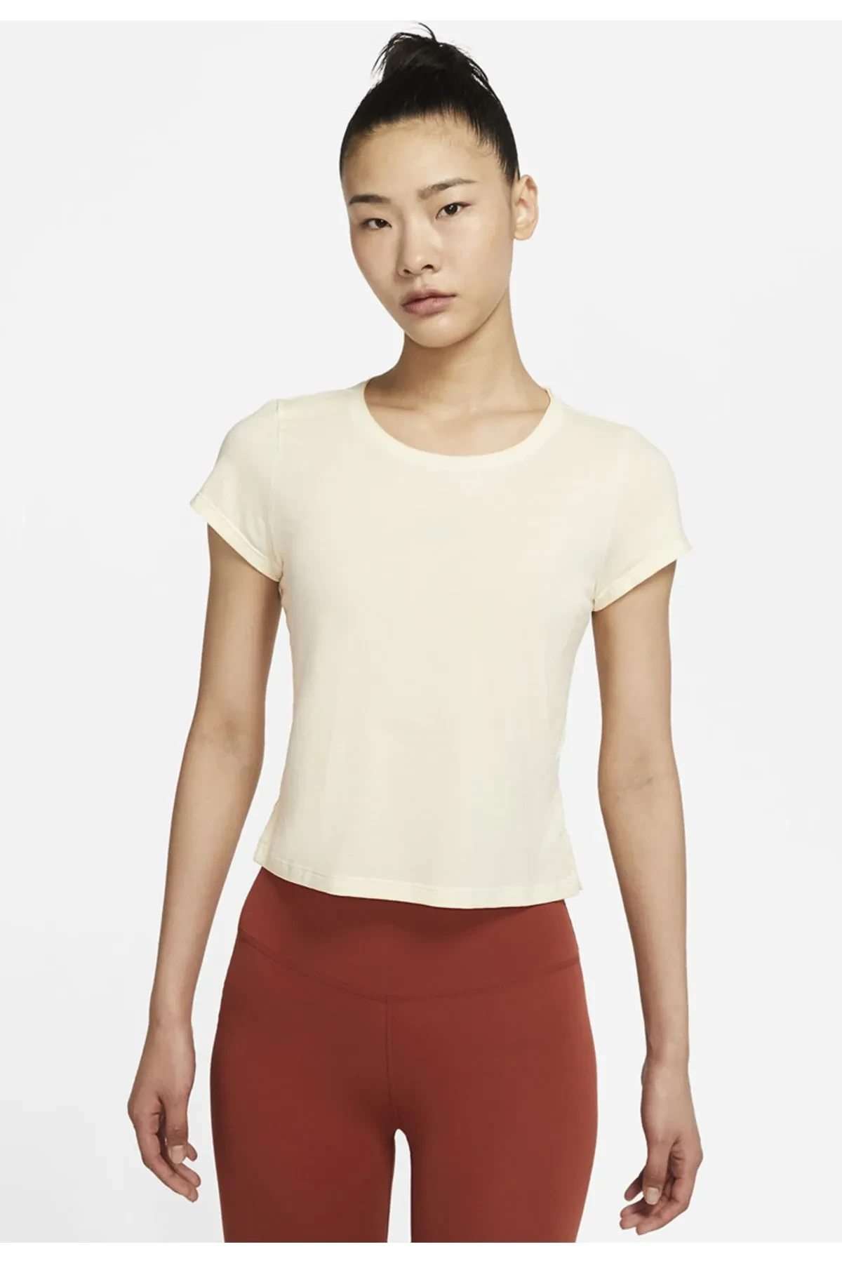 Nike Yoga Dri-fit Short-sleeve Top Kadın Tişört DA0799-761