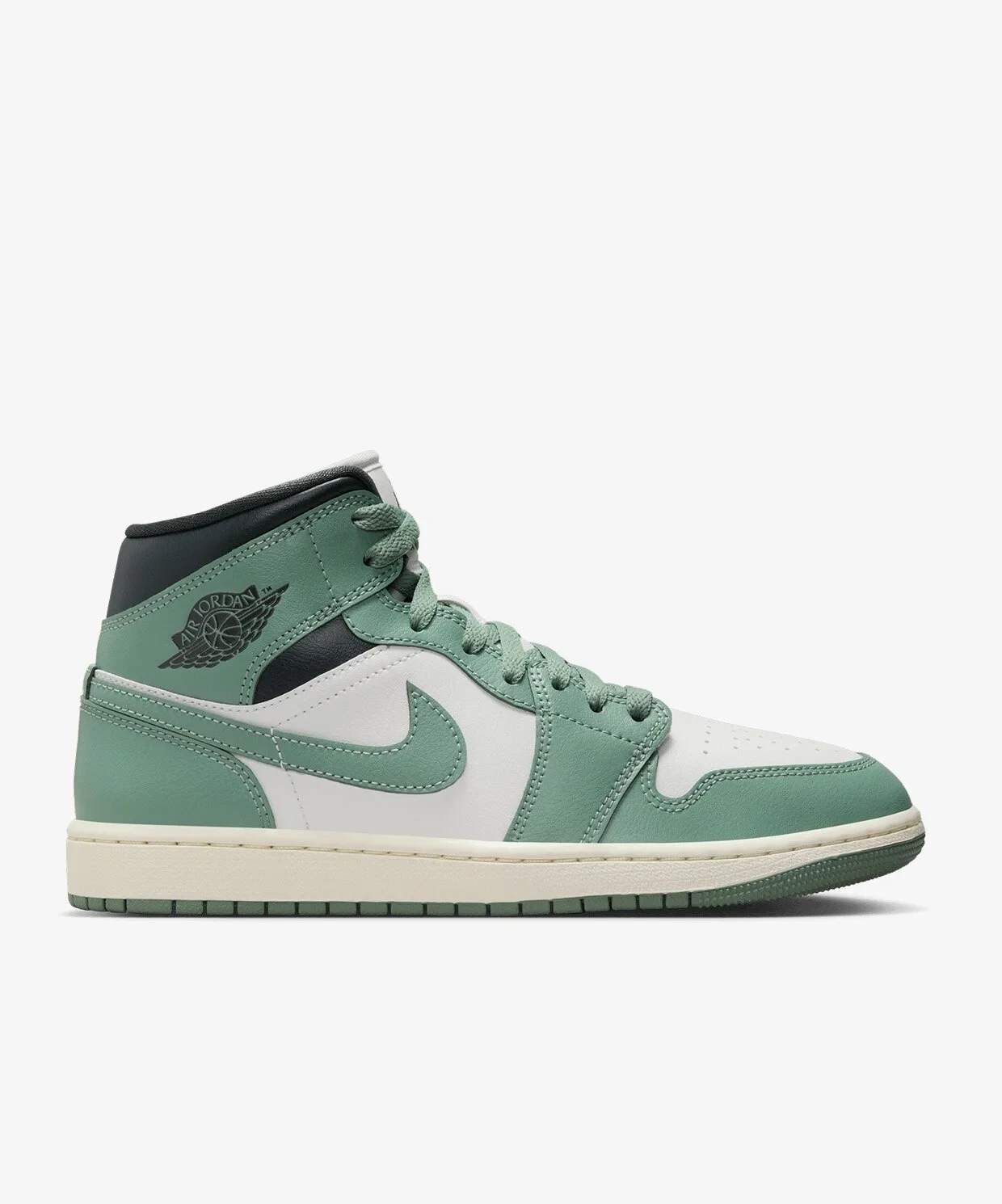 Nike Air Jordan 1 Mid Jade Smoke Sneaker BQ6472-130